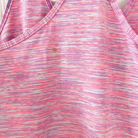 Lululemon Cool Racerback Tank Top Wee Are From Space Pink Multi EUC Size 6 - Picture 8 of 8